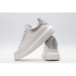 AMQ oversized sneakers with siL*Ver heel