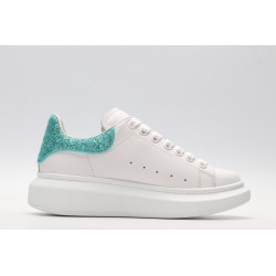 AMQ oversized sneakers with blue heel