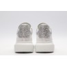 AMQ oversized sneakers with siL*Ver heel