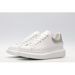 AMQ oversized sneakers with siL*Ver heel