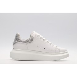 AMQ oversized sneakers with siL*Ver heel