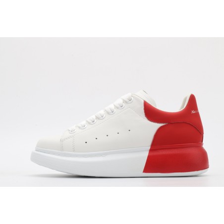 AMQ oversized sneakers with red heel