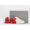 AMQ oversized sneakers with red heel