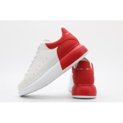 AMQ oversized sneakers with red heel