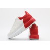 AMQ oversized sneakers with red heel