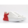 AMQ oversized sneakers with red heel