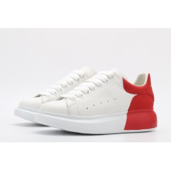 AMQ oversized sneakers with red heel