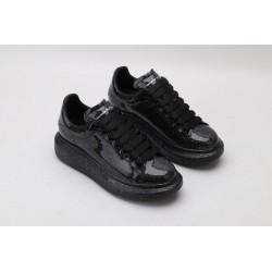 AMQ Oversized glitter sneakers