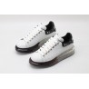 AMQ White Studded Logo Oversized Sneakers