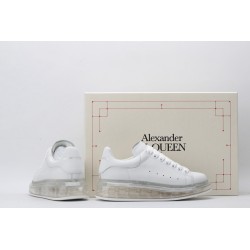 AMQ white oversized sneakers