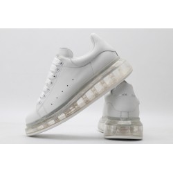 AMQ white oversized sneakers