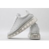 AMQ white oversized sneakers