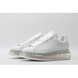 AMQ white oversized sneakers