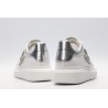 AMQ oversized sneakers with siL*Ver heel