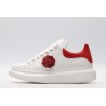 AMQ oversized sneakers with red heel