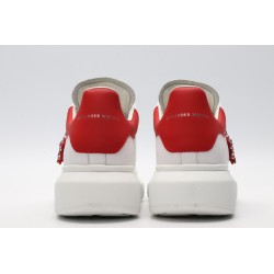 AMQ oversized sneakers with red heel