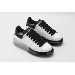 AMQ White &amp; Black Python Oversized Sneakers