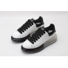 AMQ White &amp; Black Python Oversized Sneakers