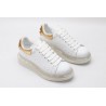 AMQ oversized sneakers with gold heel