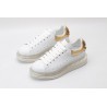 AMQ oversized sneakers with gold heel