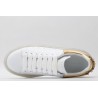 AMQ oversized sneakers with gold heel