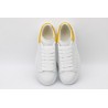 AMQ oversized sneakers with yellow heel