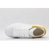 AMQ oversized sneakers with yellow heel