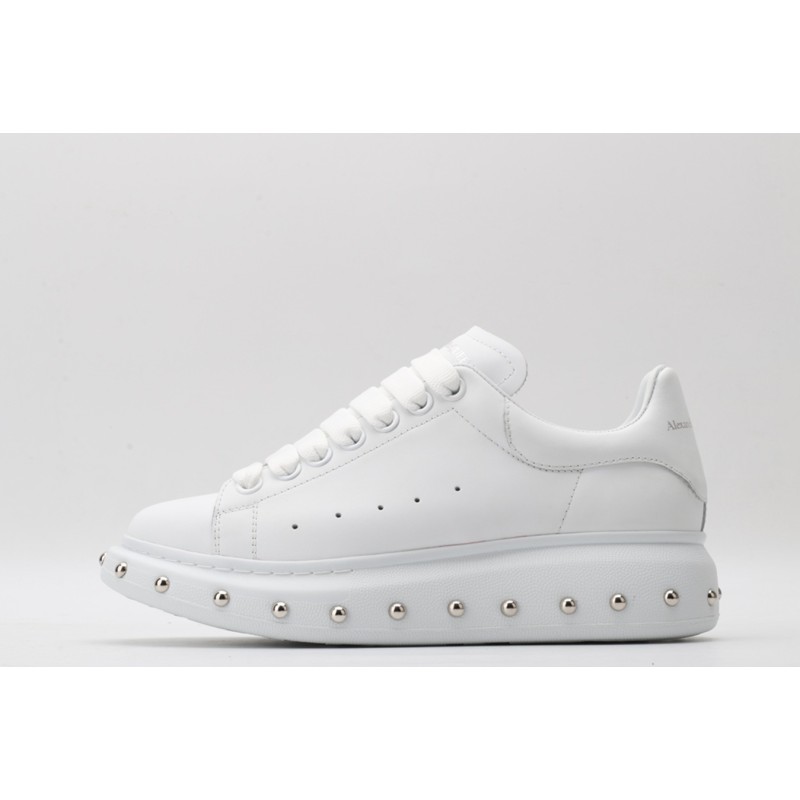 AMQ white oversized sneakers