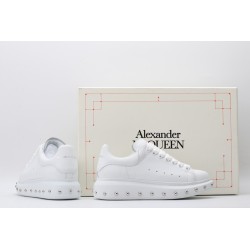 AMQ white oversized sneakers