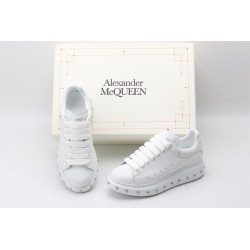 AMQ white oversized sneakers