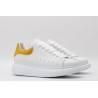 AMQ oversized sneakers with yellow heel