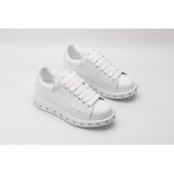 AMQ white oversized sneakers