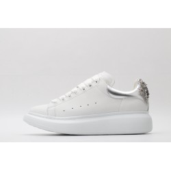 AMQ oversized sneakers with siL*Ver heel