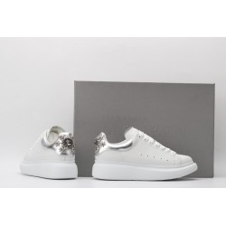 AMQ oversized sneakers with siL*Ver heel