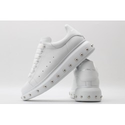 AMQ white oversized sneakers