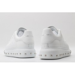 AMQ white oversized sneakers