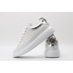 AMQ oversized sneakers with siL*Ver heel