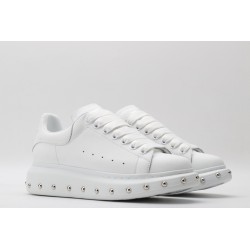 AMQ white oversized sneakers