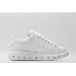 AMQ white oversized sneakers