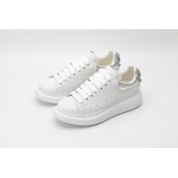 AMQ oversized sneakers with siL*Ver heel