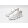 AMQ oversized sneakers with siL*Ver heel