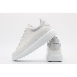 AMQ oversized sneakers with siL*Ver heel