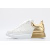 AMQ oversized sneakers with gold heel