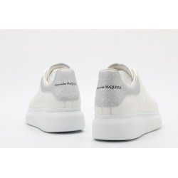 AMQ oversized sneakers with siL*Ver heel