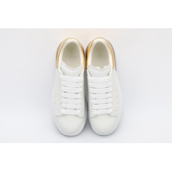 AMQ oversized sneakers with gold heel