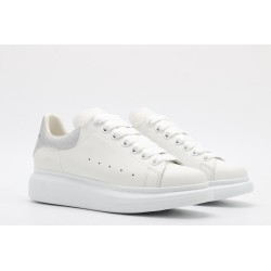 AMQ oversized sneakers with siL*Ver heel