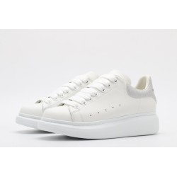 AMQ oversized sneakers with siL*Ver heel