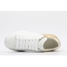 AMQ oversized sneakers with gold heel