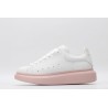 AMQ white&amp;rose oversized sneakers