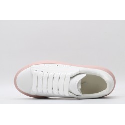 AMQ white&amp;rose oversized sneakers